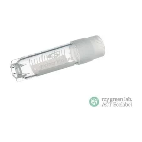 Criotubo 2 ml Tampa natural, rosca externa Cx 500