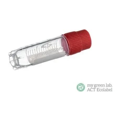 Criotubo 2 ml Tampa Vermelha rosca externa Cx 500