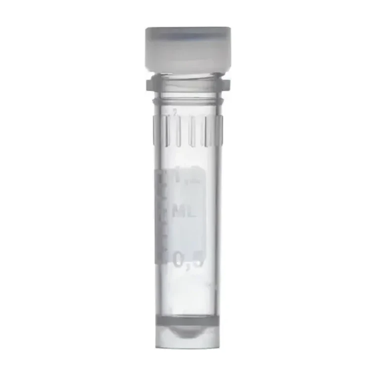 Microtubo 2 ml c/ tampa rosca,base,estéril 5x200