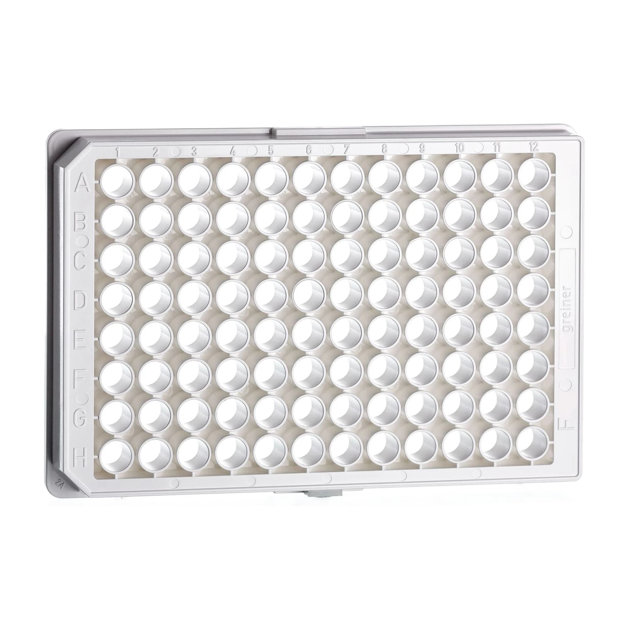 Microplaca 96, F Plano, µclear, Branca, TC Cx 32