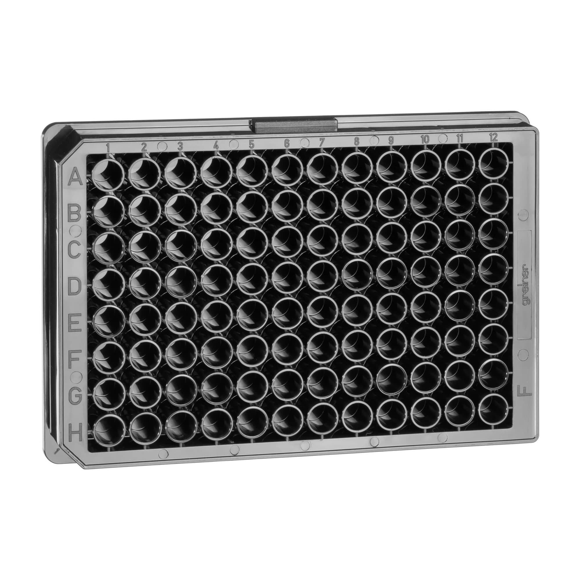 Microplaca 96 PP F Preta Cx 100